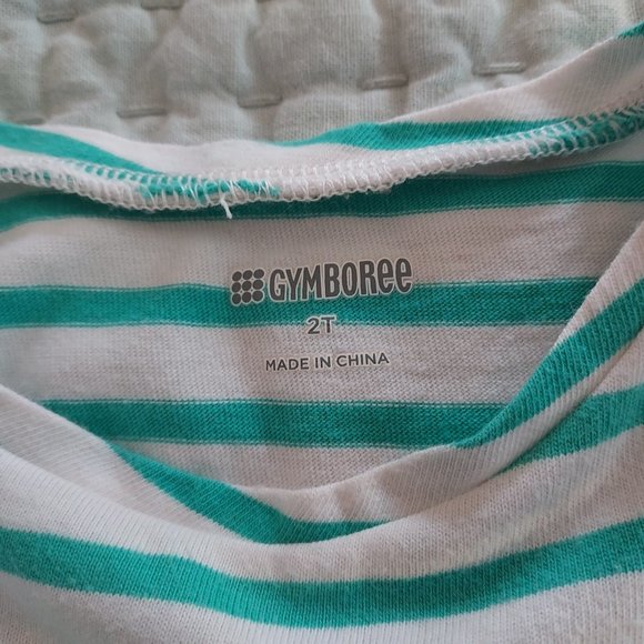 Girls Striped Gymboree Dress and BeeCotton Bloomers - Picture 3 of 6